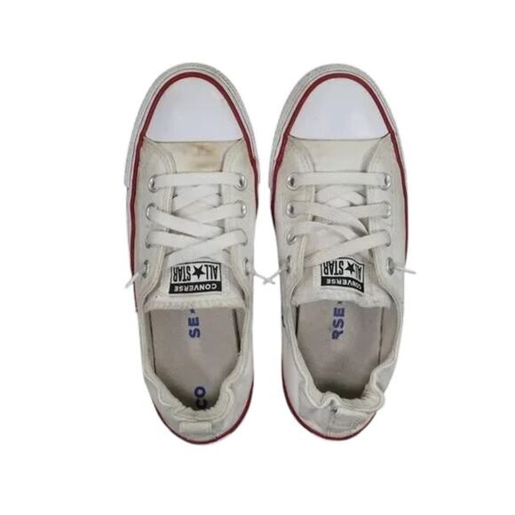 Converse Shoes Womens 8 Sneakers Chuck Taylor All Star Slip On Shoreline Casual - Picture 8 of 13